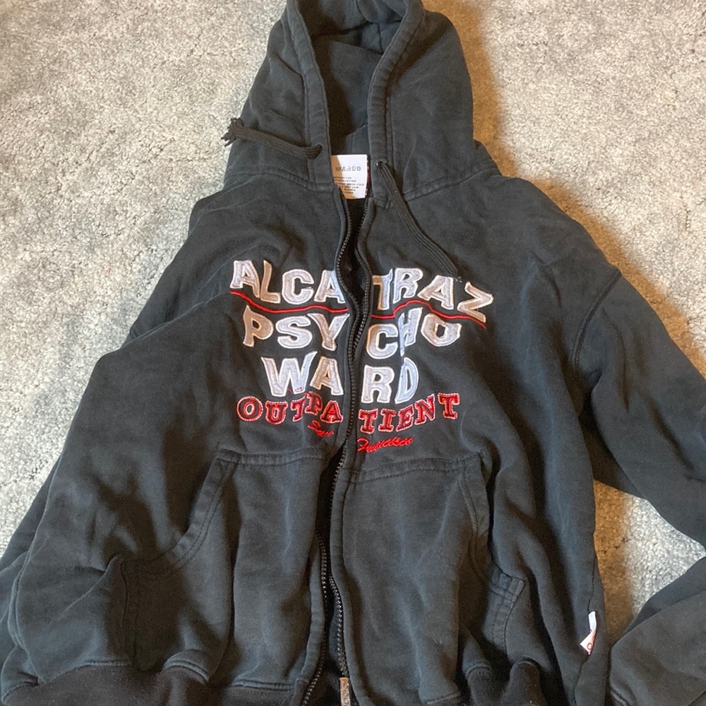 Alcatraz Psych ward merch zip up